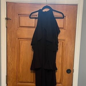 Eloquii Elegant Black Backless Dress